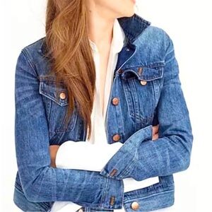 J. Crew Indigo Denim Jean Jacket